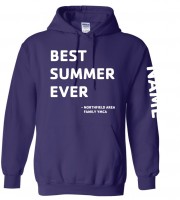 Northfield Area Camp Team Member Hoodie with Name - 18500 Purple