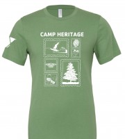 Camp Heritage Nature Stamps Tees