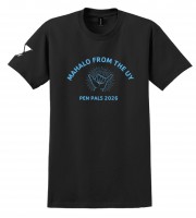 University Y Mahalo Pen Pals 2026 Black Tees