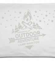 Camp Manitou Outdoor Adventure Pillow