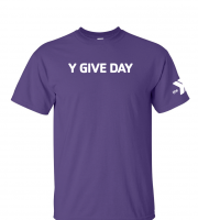 YOUTH Give Day Y - Gildan 2000B Purple