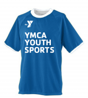Y Logo Youth Reversible Practice Jersey WhiteBlue