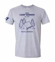 Camp Warren Tent - Gildan 64000 Sports Grey