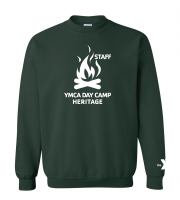 Day Camp Heritage Crewneck (No Back) - Gildan 18000 Forest