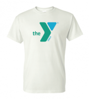 Y Logo Green/Blue - Gildan 2000 White