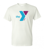 Y Logo Blue/Purple - Gildan 2000 White