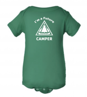 Warren Future Camper Infant Onesie - Rabbit Skins 4400 Kelly