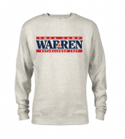 Camp Warren Throwback Crewneck - Delta Apparel 99100 Oatmeal