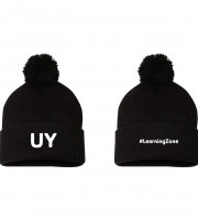 Y University #LearningZone Pom Beanie - Sportsman SP15 Black