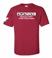 ADULT Minnesota YMCA YIG Icons - Gildan 2000 Cardinal Red