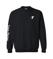 ADULT Teen Thrive MLK Crewneck - Gildan 18000 Black
