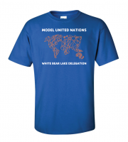 ADULT Model UN White Bear 2019  - Gildan 2000 Royal