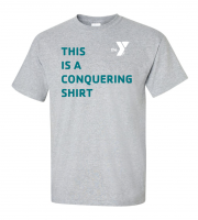 ADULT Eagan Conquering Shirt - Gildan 5000 Sports Grey