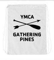 Gathering Pines Crossed Paddles Bag - Q-Tees Q4500 White