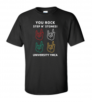 You Rock Step N' Stones Tee - Gildan 2000/2000B Black