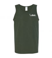 The Marsh Lifeguard Tank - Gildan 5200 Dark Green