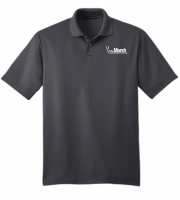 The Marsh Button-Up Mens Polo - K528 Smoke