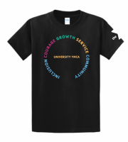Unisex University YMCA Tee - PC61 Black