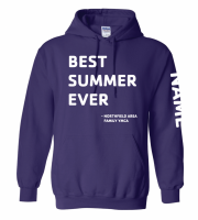 Northfield Area Camp Staff Hoodie with Name - 18500 Purple