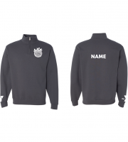 Spring Lake Stump 1/4 Zip w/ NAMES - Jerzees 995MR Charcoal