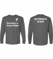 Housing is a Human Right Outreach Staff Long Sleeve - 2400