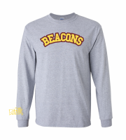 Beacons Collegiate Logo - Sports Grey Long Sleeve