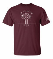 Beacons Geome-Tree Roosevelt Math Team 2025 - Maroon T-Shirt