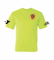 Beacons Roosevelt Performance Tee - 100% Poly T-Shirt Safety Yellow