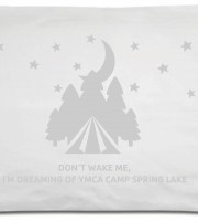 Spring Lake Tent Tie Dye Campfire Pillow