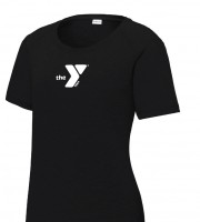 Y Instructor Ladies PosiCharge Tri-Blend Scoop Neck
