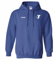 Y Logo Left Chest Hoodie Royal - Embroidered Names