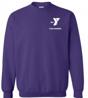 Y Logo Team Member Crewneck - 18000 Purple
