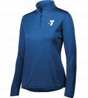 Ladies Y Uniform 1/4 Zip Wicking Pullover