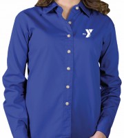 Ladies Long Sleeve Oxford Shirt