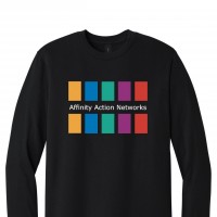 Affinity Action Network Black Long Sleeve Tee