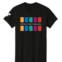 Affinity Action Network Black Short Sleeve Tee