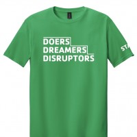 Doers Dreamers Disrupters - Adult 64000 Irish Green