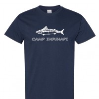 Camp Ihduhapi Fish - Gildan 5000 Navy
