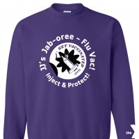 Jab-oree Get Vaccinated - Adult 18000 Purple