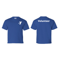 Y Logo Left Chest Volunteer - Royal Tshirt