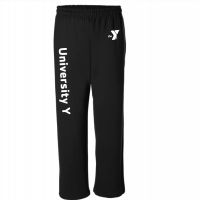 Y University Sweatpants - Gildan 18400 Black