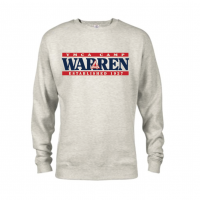 Camp Warren Throwback Crewneck - Delta Apparel 99100 Oatmeal