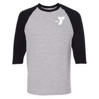 ADULT Harold Mezile Strong Kids Baseball T-Shirt - Gildan 5700 Sports Grey/Black