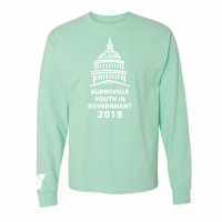 ADULT Burnsville YIG 2019 Long Sleeve - Hanes 5186 Clean Mint