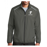 ADULT Achivers Swag Half-Zip Jacket - Port Authority J345 Grey/Black