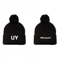 Y University #BecauseY Pom Beanie - Sportsman SP15 Black