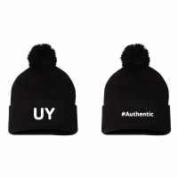 Y University #Authentic Pom Beanie - Sportsman SP15 Black