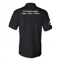 Y University Leader Learn Polo - Gildan 8800 Black