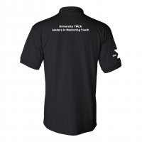 Y University Mentoring Youth Polo - Gildan 8800 Black