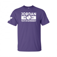 ADULT Jordan YIG 2019  - Gildan 2000 Purple